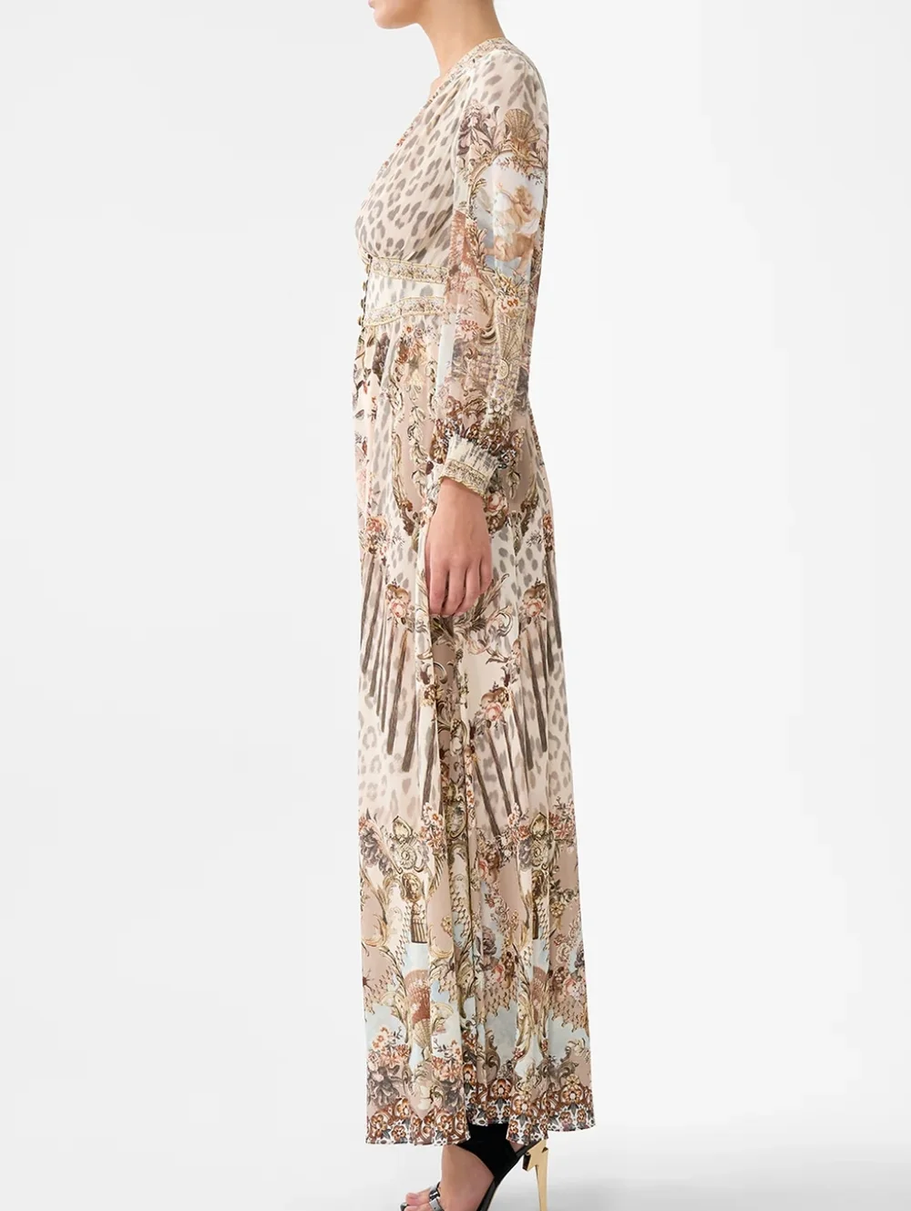 Camilla button dress with shaped waistband - Picture 2 of 8